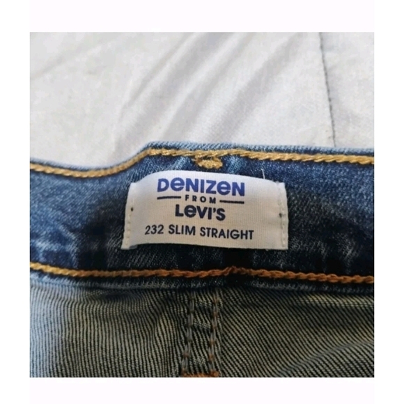 Denizen from Levi's Classic Blue Slim Straight Jeans - Picture 3 of 11